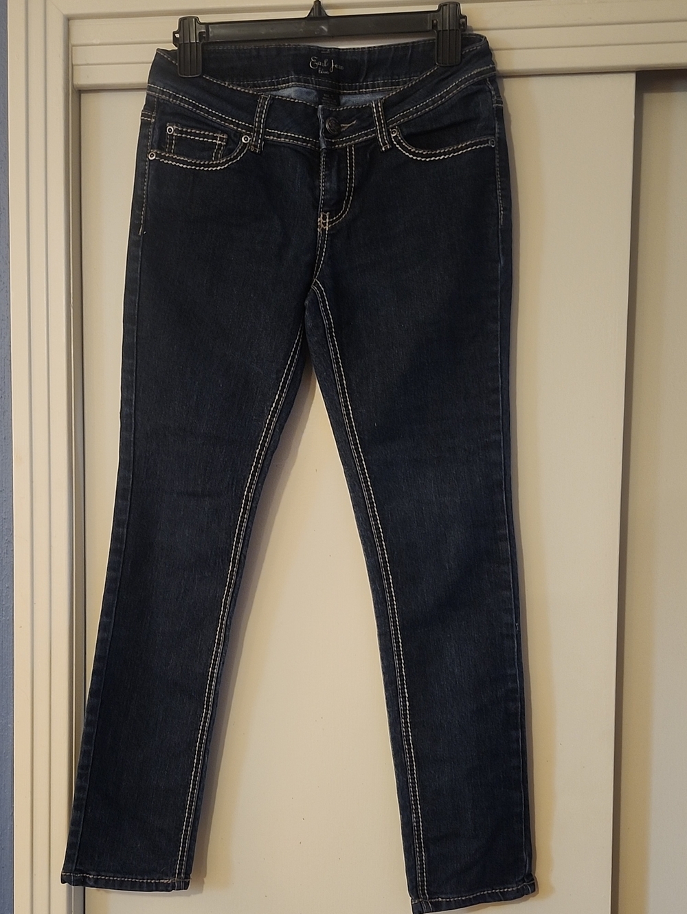 Earl Jeans Women's Skinny Dark Indigo with Contrast Stitching - Picture 1 of 4